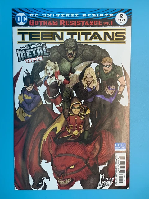 Teen Titans #12 B-Cover! First Appearance Batman Who Laughs! DC comic