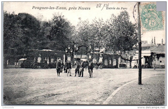 58 POUGUES LES EAUX - entrance to the park,