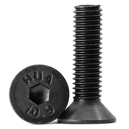M81.25 X 30mm Flat Head Socket Cap Screws 10.9 Grade Alloy Steel Allen Socket Dr