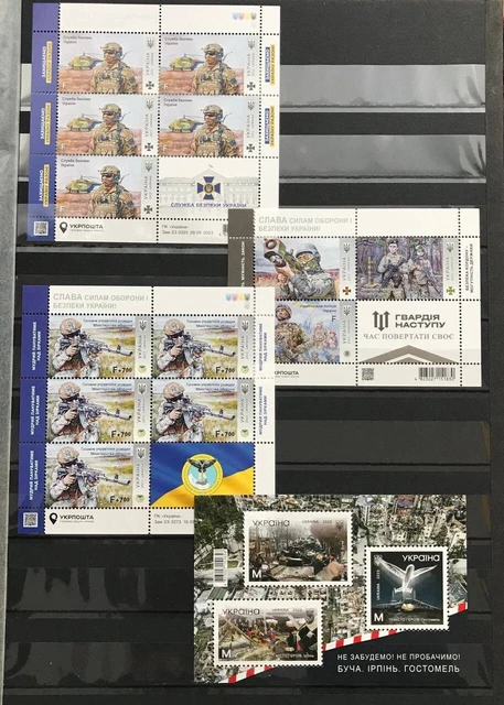 Ukrainian Stamps 20 Blocks - MNH 3