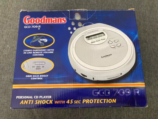 Goodmans Personel CD Player Model GCD 709 R. BRAND NEW
