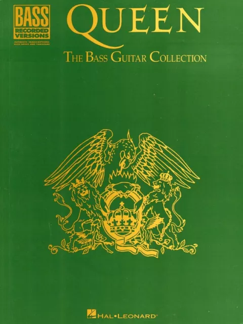 Queen Bass Guitar Collection Greatest Hits Recorded Versions Songbook Noten Tab