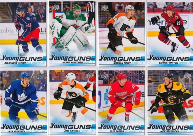 '19/20 Upper Deck SERIES 1, 2 & UPDATE YOUNG GUNS rookie cards *pick from list*