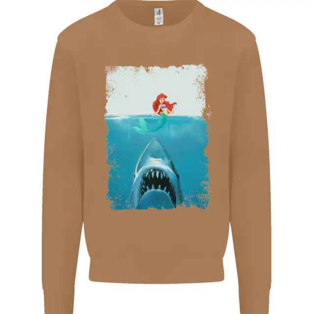 Felpa maglione da uomo Funny Shark Parody Scuba Diving 9