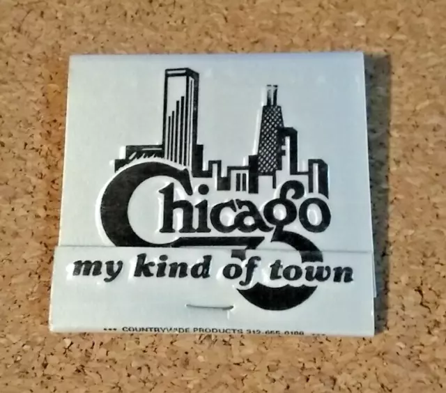 Vintage & Unique  "Chicago...my kind of town"  Matchbook.