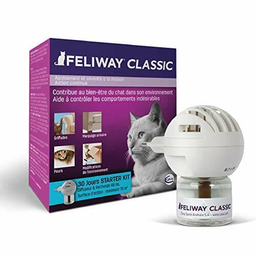 FELIWAY Classic  Anti-stress pour Chat  Diffuseur + Recharge 48 ml