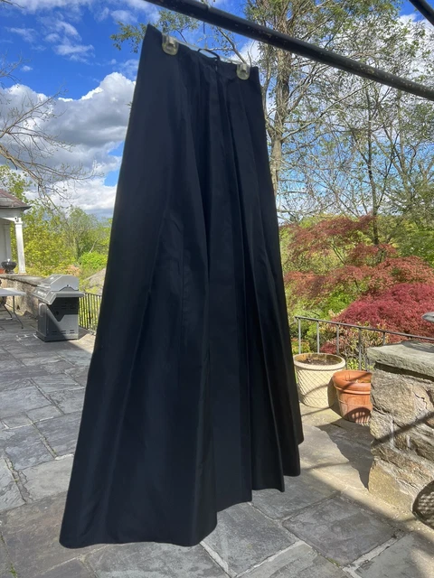Betsey Johnson evening Black Crinoline Petticoat Slip  black taffeta skirt small