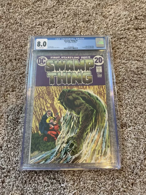 Swamp Thing #1 D.c. Comics 1972 Cgc 8.0 Grade