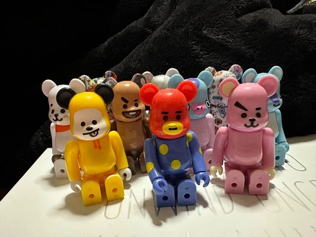 Lot De 2 Figurines MCM X Bearbrick 100% & 400% - BE@RBRICK Marron, Inutilisées