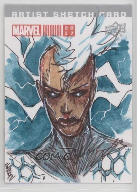2017 Upper Deck Marvel Annual Sketch Cards 1/1 Mayonnaise and Bread Auto 5x5