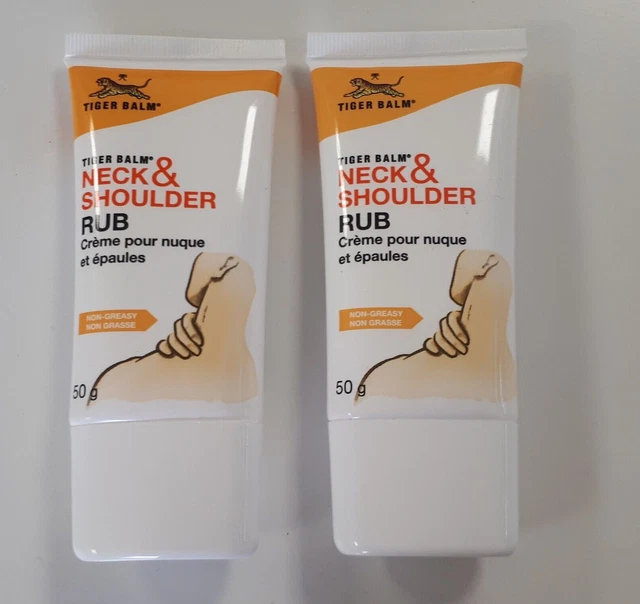 TIGER BALM Pack de 2 Crème pour nuque et épaules 50 g crème de massage /U45