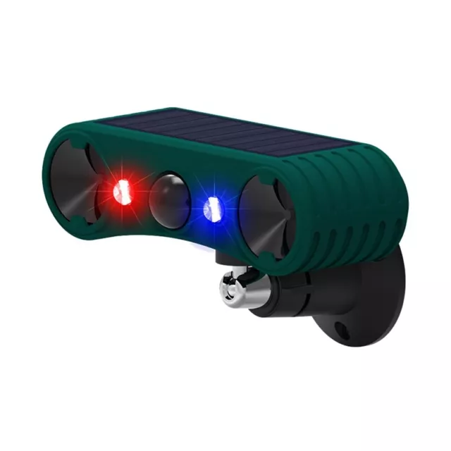 Upgraded Solar Alarm Animal Repeller Infrared Sensor Sound and Light Alarm2286