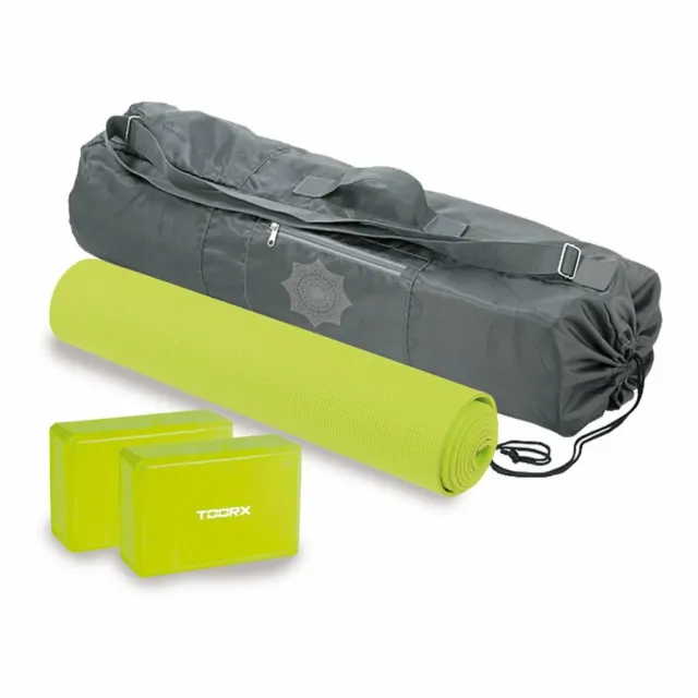 Toorx - Set Yoga - Borsa Nylon + Materassino Yoga + 2 Mattoni Yoga