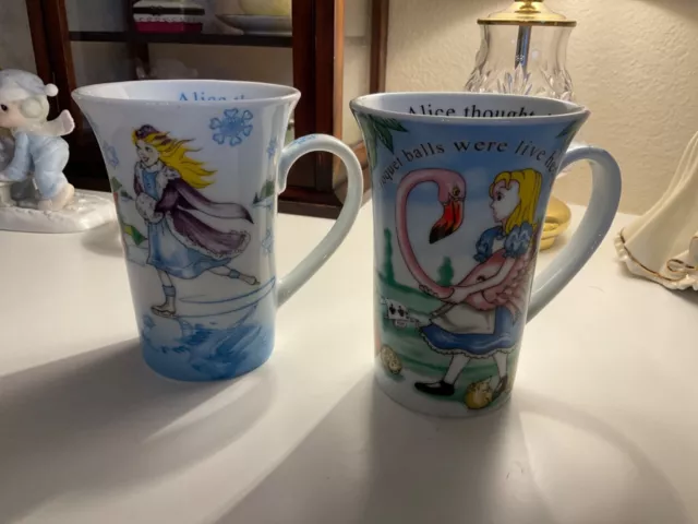 Alice in Wonderland Cafe Mugs by Paul Cardew designed in England