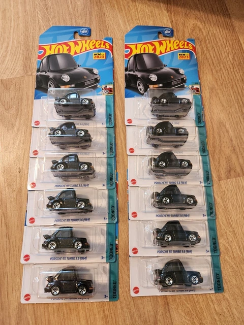 Hot Wheels Porsche 911 Turbo 3.6 [964] Tooned - Violet Foncé - Échelle 1:64 - Collection Mattel