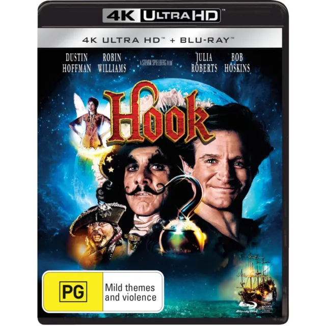 HOOK  BLU-RAY + UHD (Blu-ray, 1991) $23.00 - PicClick AU