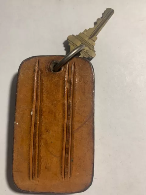 Camino Real Hotel Motel Room Key LEATHER Fob & Key Puerto Vallarta Mexico #225 3