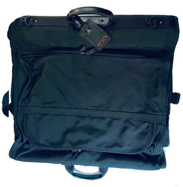 Tumi Large Ballistic Travel Garment Bag Zipped. Multi Pockets. Bifold.