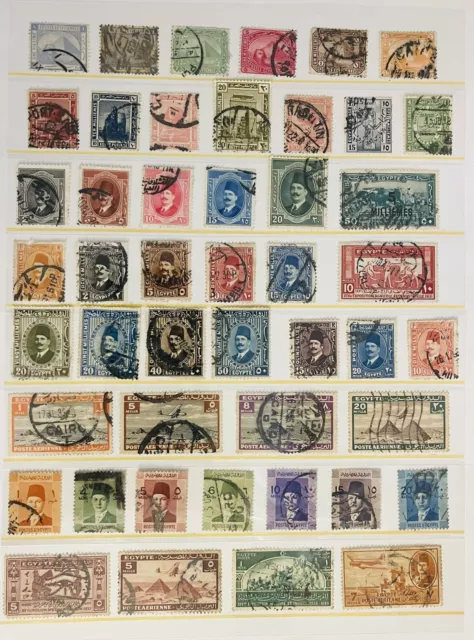 Egypt Stamps Old Classic Collection