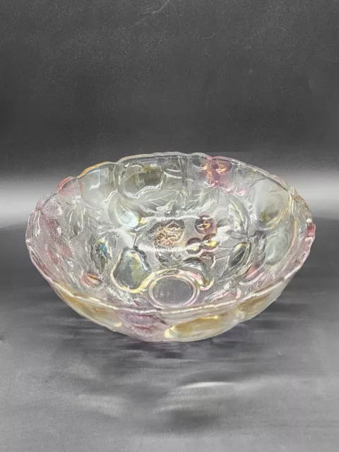 Mikasa Fruit Festival Glass Bowl Coloured Glass