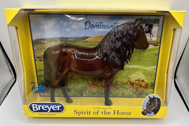 Breyer Horse GLOSSY Bay CCA 250 Made Dominante Andalusian Stallion Duende