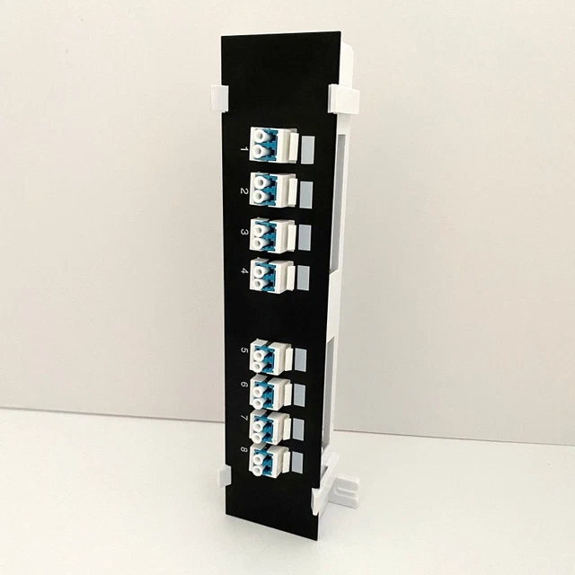 8-PORT LC OPTICAL Fiber Patch Panel Rj45 Module-Mounted Blank Patch ...