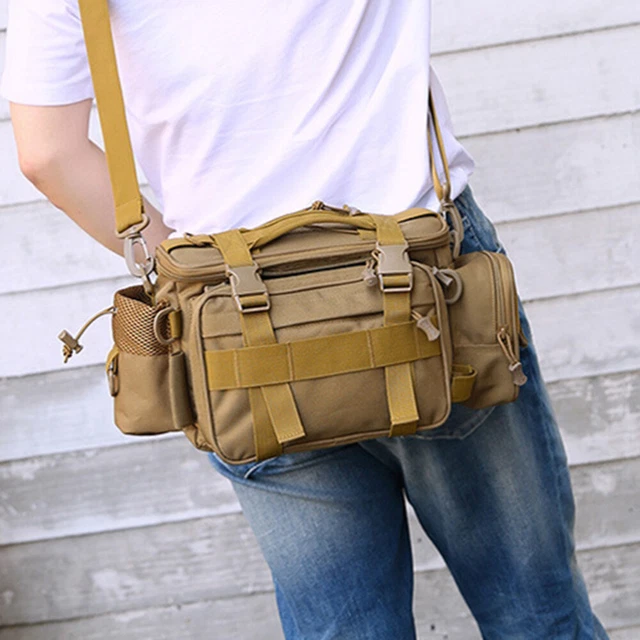 Water-Resistant Fishing Gear Athletic Backpack Belt Purse Multifunction 11