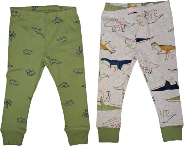 Carter's Boy's 2-Piece Pant Set with Dinosaur Designs Infant Baby 12 Months