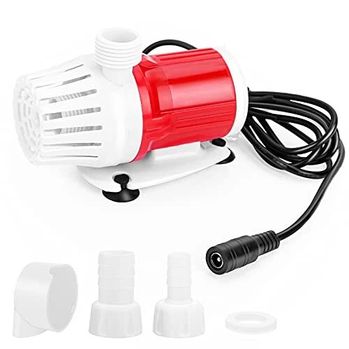 Pompe submersible DC 12V 20W pompe à eau Portable pour aquarium 1200L/H pompe...