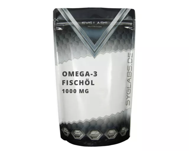 Omega 3 Kapseln 1000 mg - 1000 Omega 3 Kapseln 1000mg Fischöl Beste Qualität