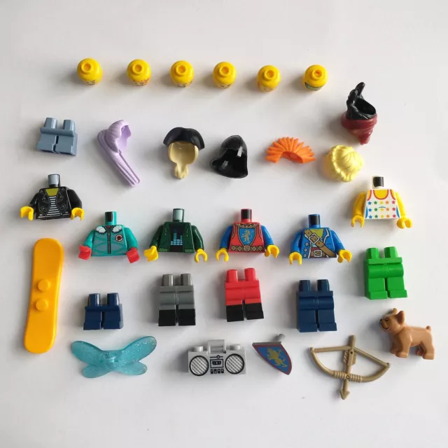LEGO MINIFIGURES BAM 2023 2024 Build a Minifigure Lot of Minifigures