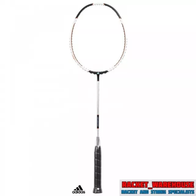 Rrp $220 Adidas Precision Pro Full Graphite Badminton Racket + Free Grip