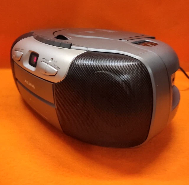 ALBA CX520 PORTABLE Stereo CD Radio Cassette Player Recorder working £