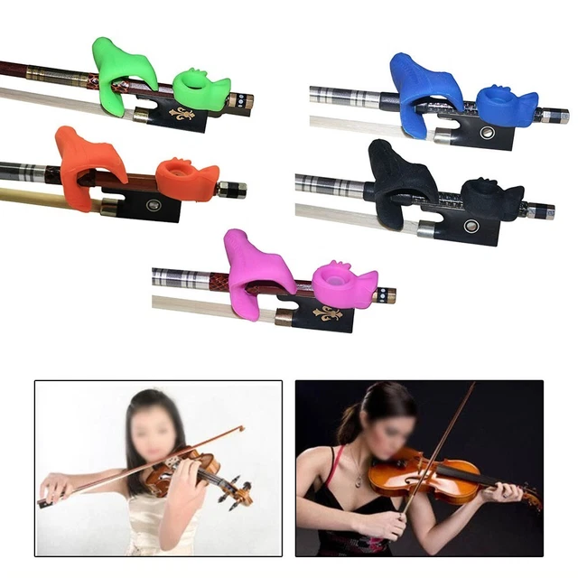 Supporto Per Archetto Da Violino In Silicone &ndash; Con 2 Clip Regolabili, Per Principianti E Musicisti