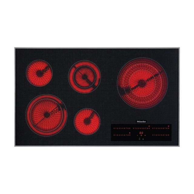 Miele Electric Cooktop - KM5860 - 36" Wide 5 Burner Showroom Model