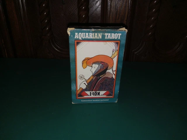 VINTAGE AQUARIAN TAROT Card Deck Entitled The Fool 1970 Complete