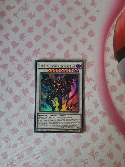 DUPO-EN058 Hot Red Dragon Archfiend Bane Ultra Rare 1st Edition NM Yugioh Card
