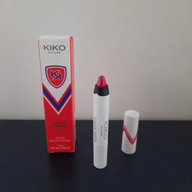 Maquillage Kiko Crayon Brillant A Lèvre Lipgloss Urban Sheen 04 Chic Geranium