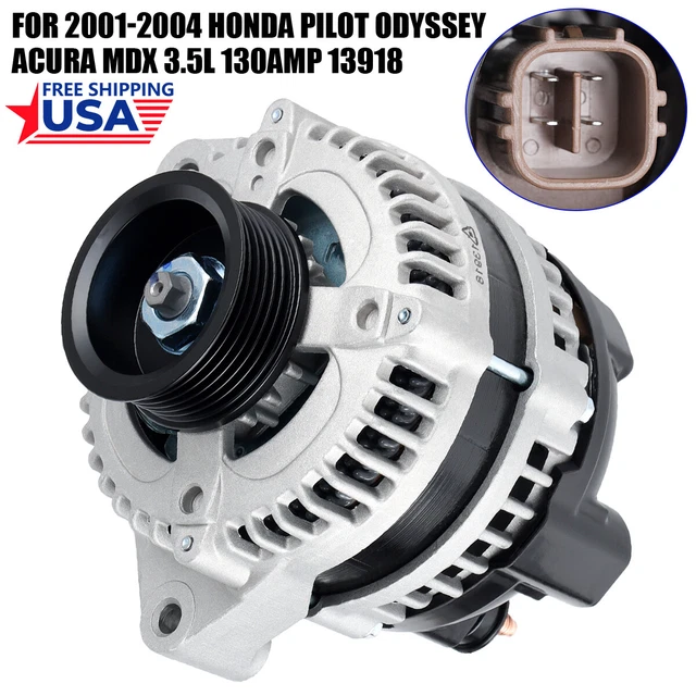 NEW ALTERNATOR FOR Honda Odyssey 20022004 Honda Pilot 20032004 V6 3