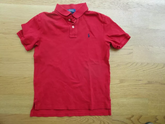 Polo Ralph Lauren Kinder Poloshirt Rot Gr. M ( 10-12 Jahre ) TOP !!