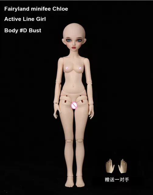 1/4 Handmade Resin BJD MSD Lifelike Doll Joint Dolls Girl Gift MiniFee Chloe 16" 2