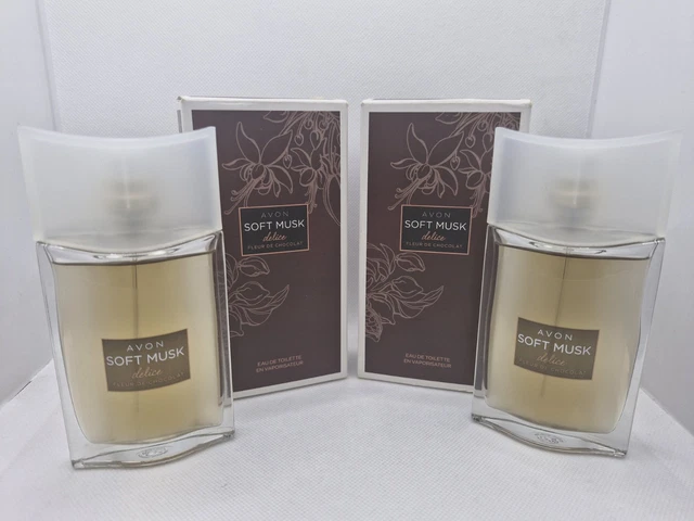 Eau De Toilette Avon Soft Musc Délice Fleur De Chocolat 50ml - Neuf, Senteur Chocolat Musquée