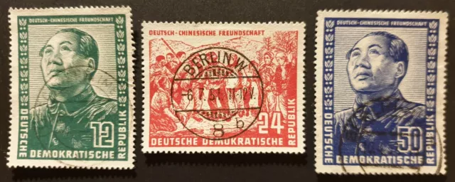 DDR MiNr. 286-288 dt.-ch. Freundschaft gestempelt zum Schnäppchenpreis