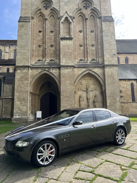 Maserati Quattroporte 4.2 Wedding & Prom Limousine Car Hire, Leeds, Yorkshire.