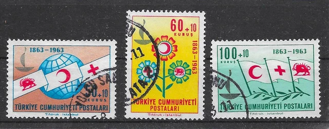 g563 TÜRKEI/ Rotes Kreuz MiNr 1873/75 o