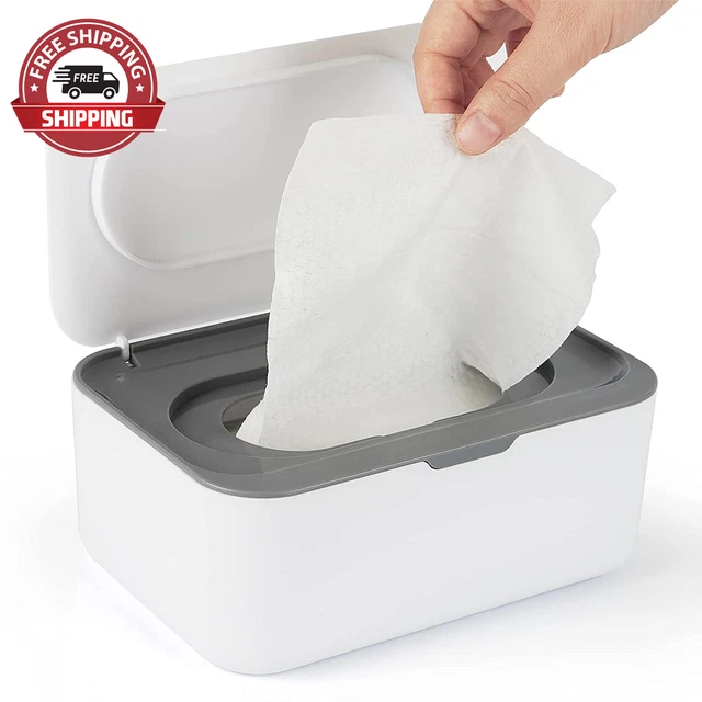 Baby Wipes Dispenser, Wipes Case Baby Wipe Holder Keeps Wipes Fresh, Non-Slip, E
