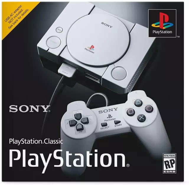 OFFIZIELLE Sony PlayStation PS Classic Konsole kostenlos 20 Spiele - GEÖFFNETE RÜCKGABE