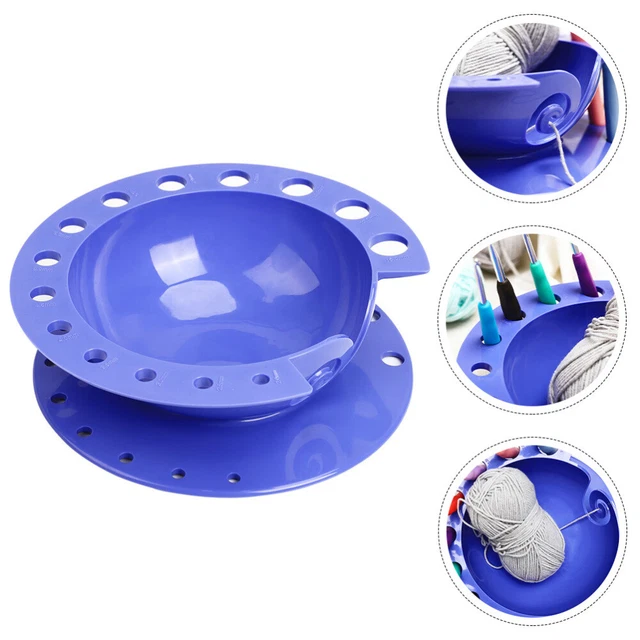 Soporte de hilo bandejas de hilo para ganchillo bandeja de ganchillo caja de color Abs