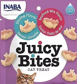 Churu Juicy Bites Gamba Y Marisco Para Gatos 1 paquete