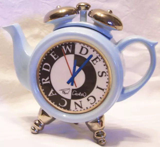 Paul Cardew Teapot Alarm Clock Limited Edition Collectors Club 1999 New NOS MIB